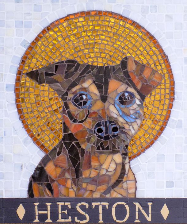 Heston Dog Mosaic Commission