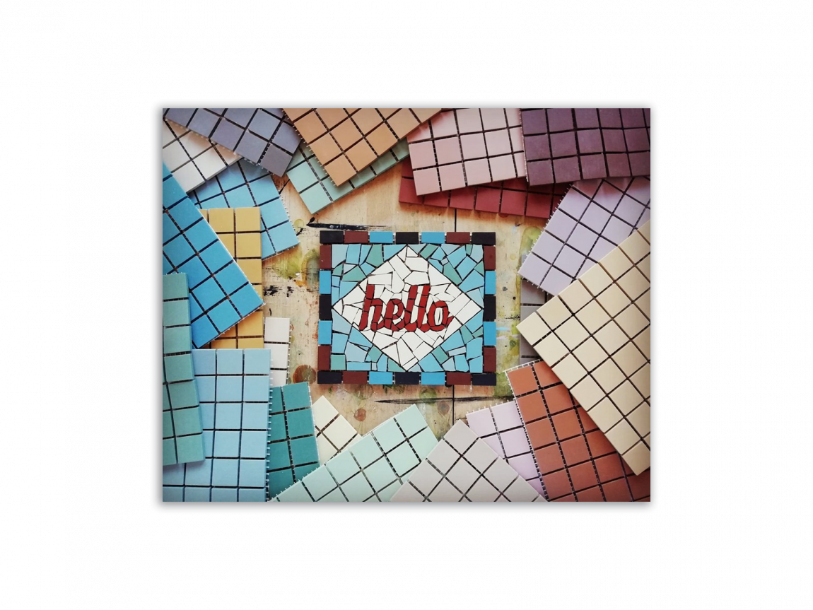 mosaic art workshops mosaic completed design